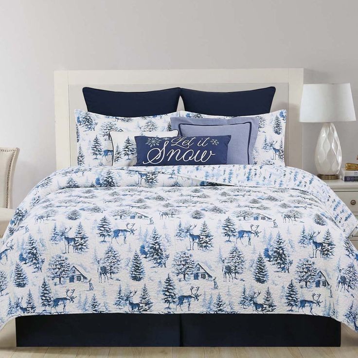 Winter Plush Quilt Set