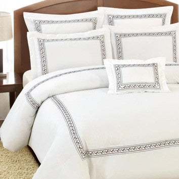 Pearl White Embroidered Sheet Set